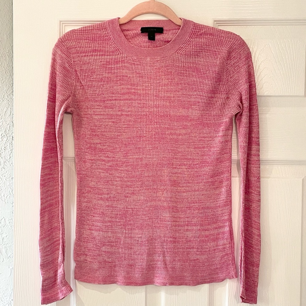 J. Crew Ribbed Crewneck Sweater